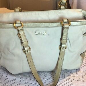 Coach Cream Shoulder Bag